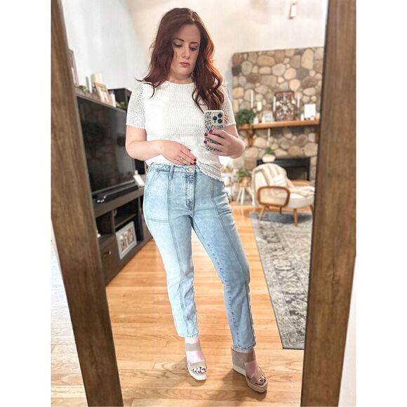 Universal thread high rise slim straight jeans - Picture 11 of 16